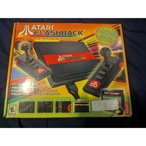 Atari Flashback Classic Game Console Mini 7800 Joysticks Cables 20 Games Tested